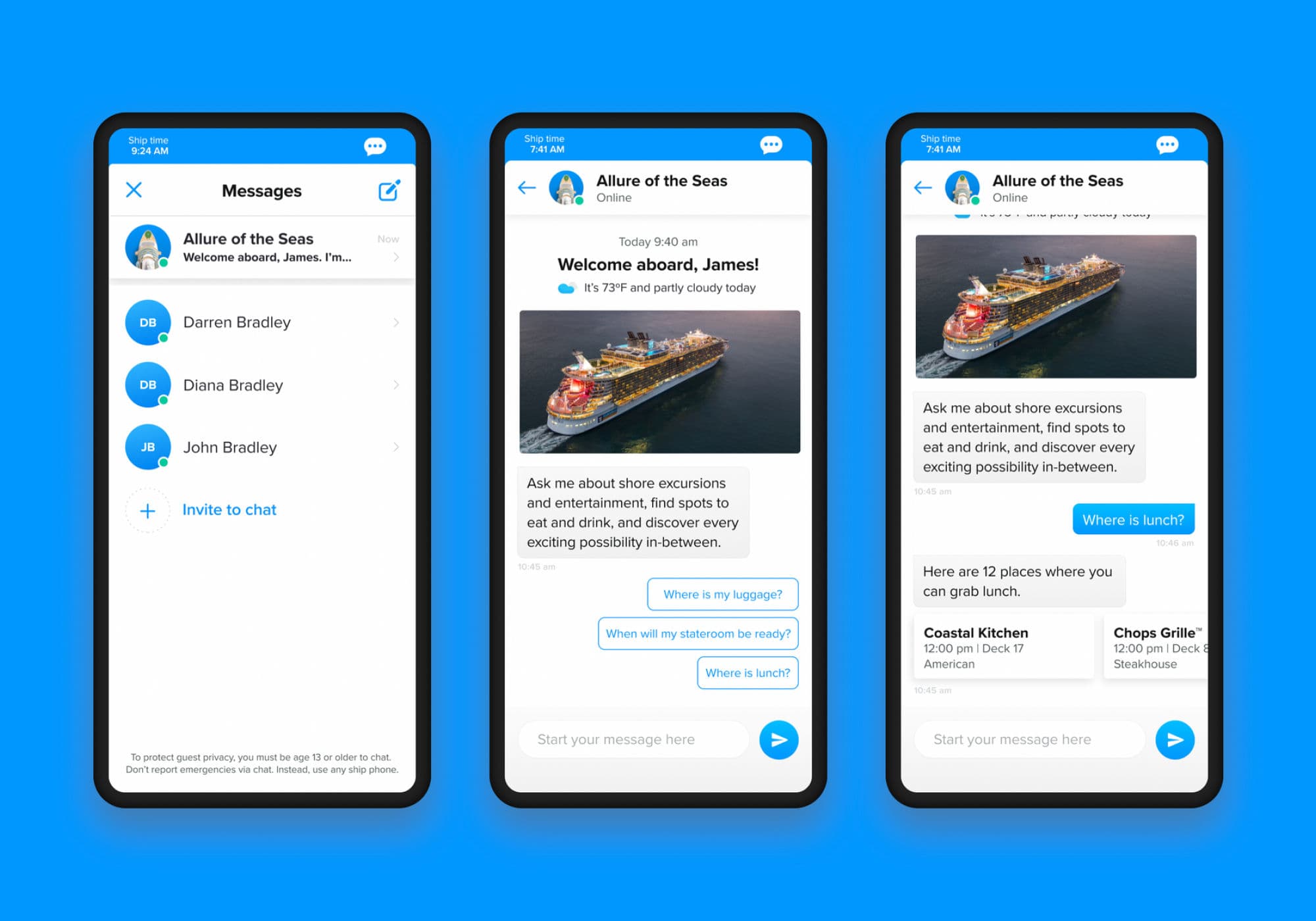 Royal Caribbean Virtual Concierge — 2