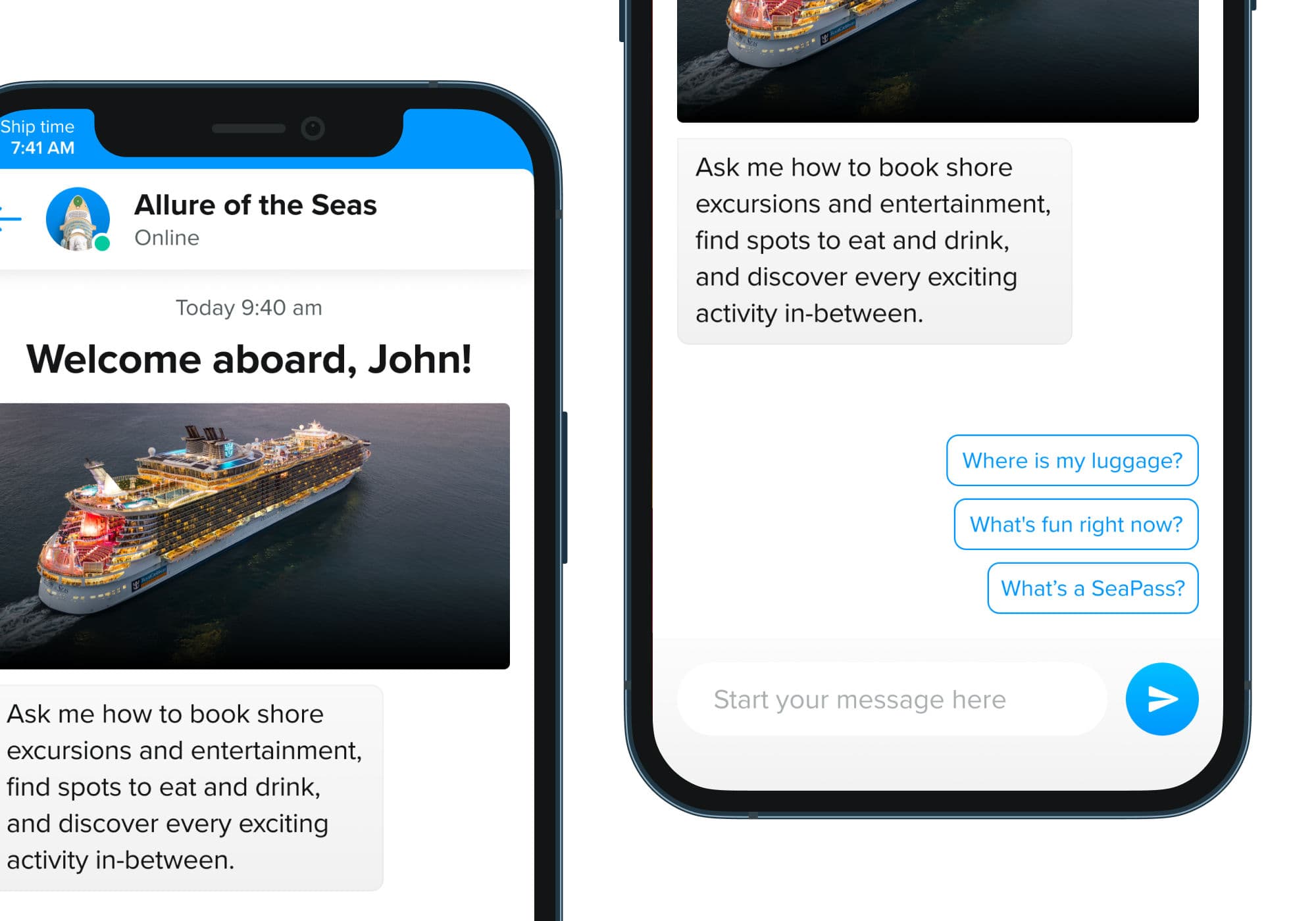 Royal Caribbean Virtual Concierge — 4